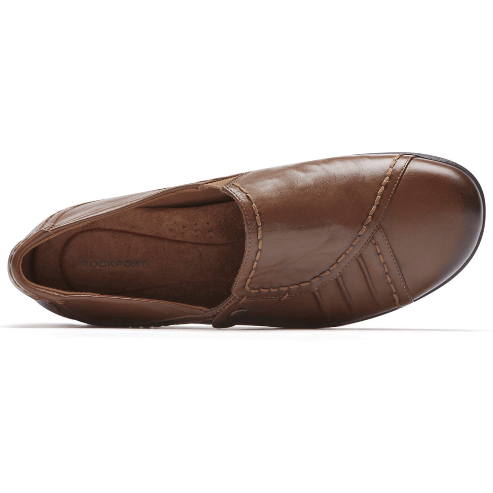 Rockport Flats For Womens Brown - Daisey Monk - UV3514876